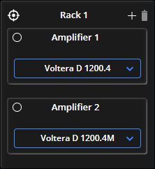 amp rack unselected