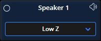 speaker device is part of a selected group